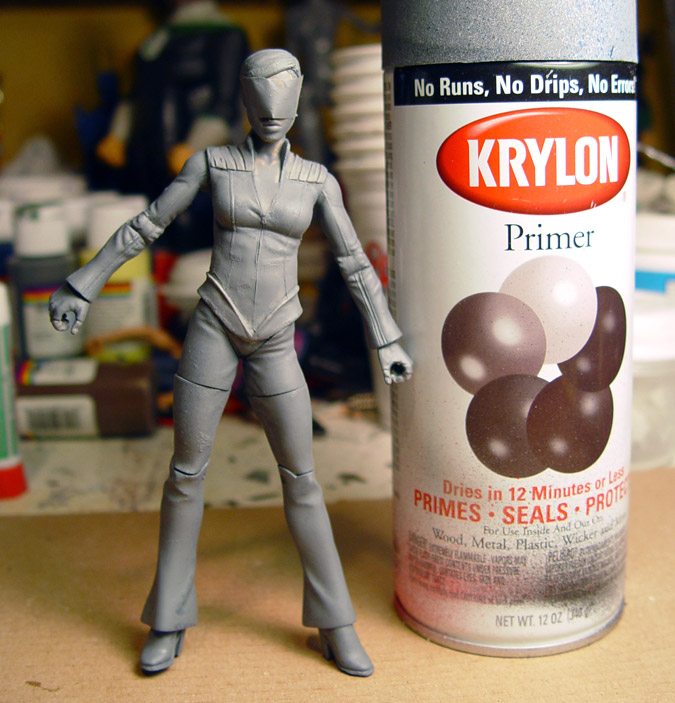 action figure paint