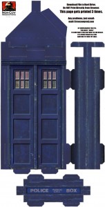 Doctor Who: Make Your Own TARDIS (Download 2 of 4) TARDIS Sides