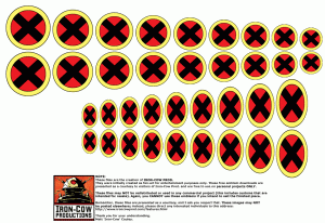 X-Men: Uniform shoulder logo (X-Men Evolution)