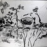 Charcoal Works: Lakeside