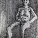 Charcoal Works: Old Woman