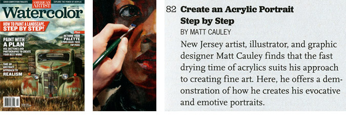 American Artist: Watercolor Magazine - Create an Acrylic Portrait Step By Step American Artist: Watercolor Magazine - Create an Acrylic Portrait Step By Step