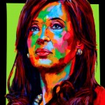 POSTER: "Christina Kirchner" - Latin America Investing Conference Illustrations by Matt Cauley / Iron-Cow