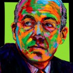 POSTER: "Felipe Calderon" - Latin America Investing Conference Illustrations by Matt Cauley / Iron-Cow