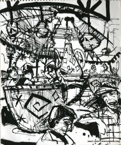EPCOT SKETCHBOOK by Matt 'Iron-Cow' Cauley - "Alice In Wonderland"