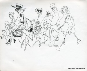 EPCOT SKETCHBOOK by Matt 'Iron-Cow' Cauley - "Catching Up"