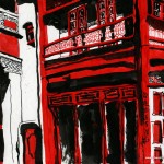EPCOT SKETCHBOOK by Matt 'Iron-Cow' Cauley - "China (Red)"