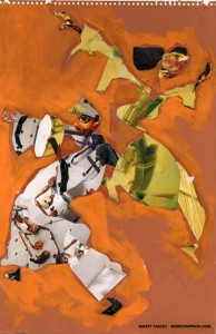 EPCOT SKETCHBOOK by Matt 'Iron-Cow' Cauley - "Dancing Drums"