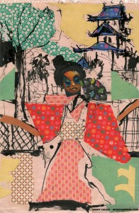 EPCOT SKETCHBOOK by Matt 'Iron-Cow' Cauley - "Geisha"