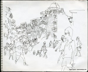 EPCOT SKETCHBOOK by Matt 'Iron-Cow' Cauley - "Mexico"