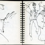 EPCOT SKETCHBOOK by Matt 'Iron-Cow' Cauley - "Musicians 2"