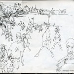 EPCOT SKETCHBOOK by Matt 'Iron-Cow' Cauley - "Visitors 2"